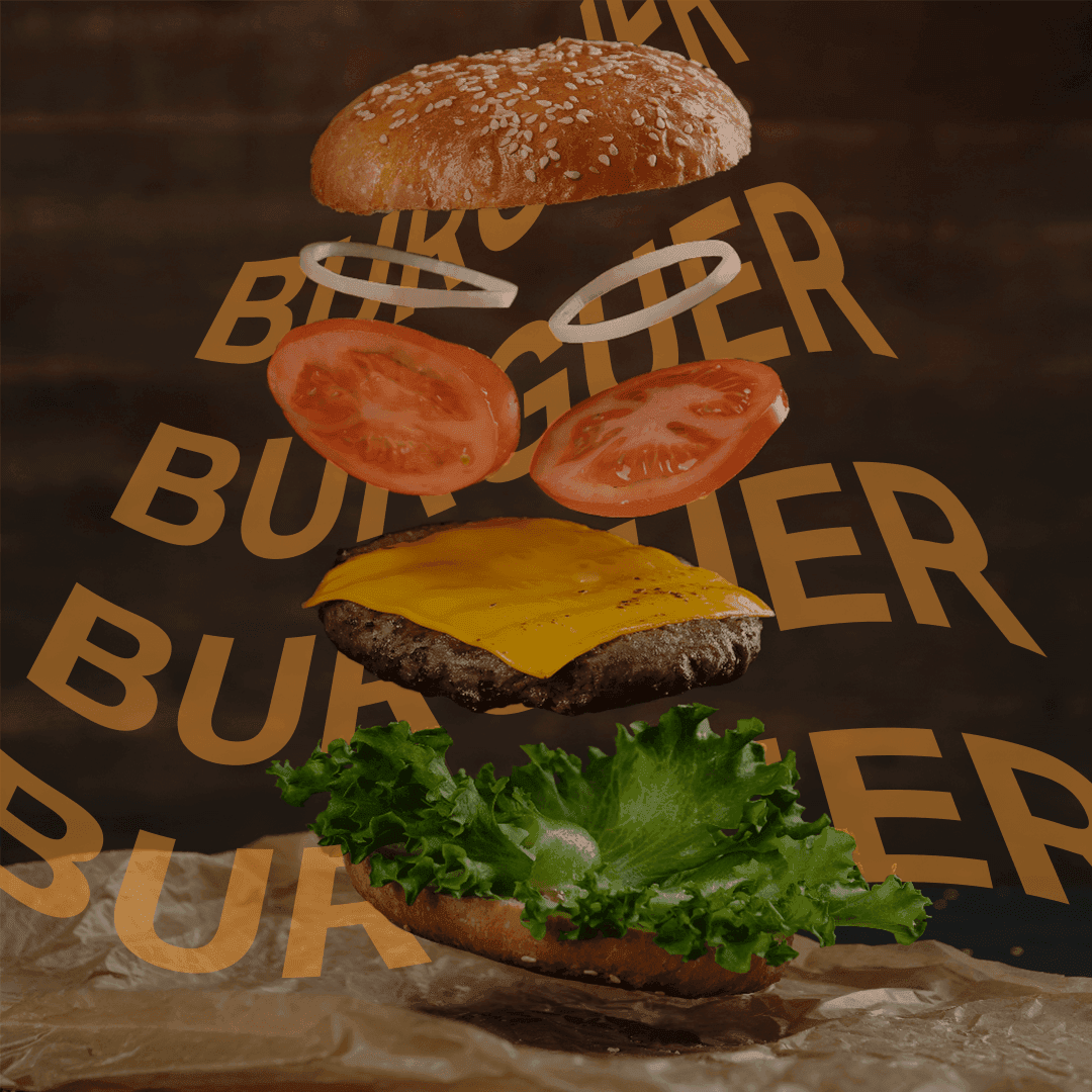 Hambúrguer - Social Mídia